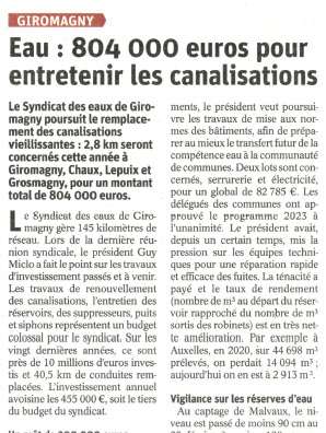 Canalisations